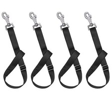 4 Pcs Adjustable Horse Bucket Strap Hangers for Hay Nets Water Buckets Outdoor
