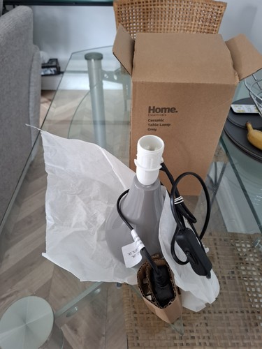 New boxed ceramic - boxed, lamps