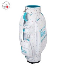 MIZUNO Golf Enjoy Sports Cart Bag Unisex 9" x 47" 5-way Divider Top 3.3kg White