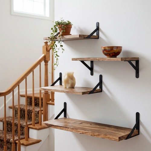 Floating wall shelves set - wall,