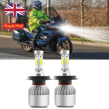 For Honda ST1100 ST1300 Pan European VFR800Fi - Pair H4 Headlight 6000K Bulbs S2