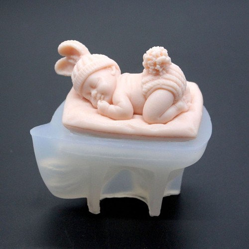 White silicone mould - white,