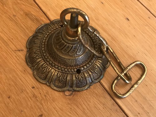 Vintage cast brass plate - vintage,