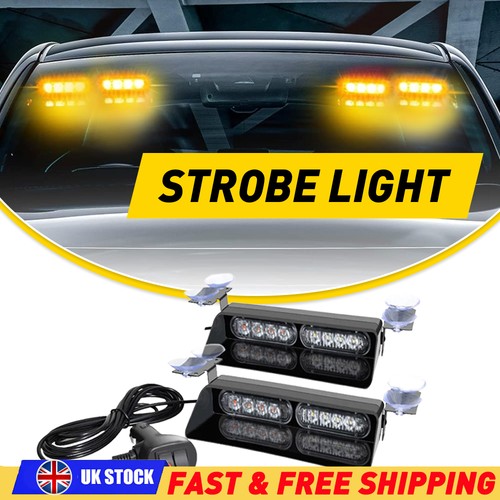 Led warning strobe amber - led,