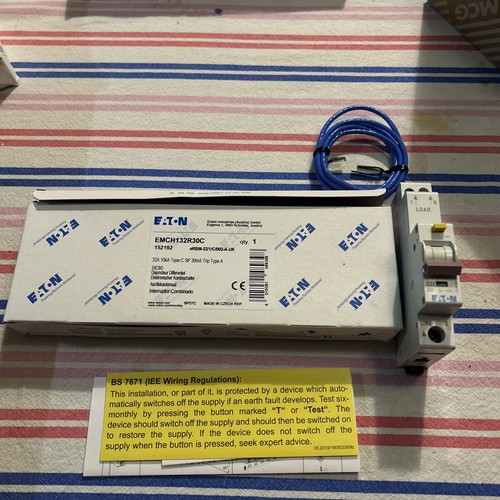 Eaton rcbo 32a - type, c