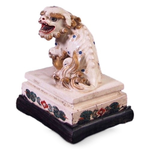Satsuma ceramic statue meiji - statue,