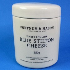 Fortnum and Mason - Blue Stilton Cheese - Ceramic Storage Jar - 350 g