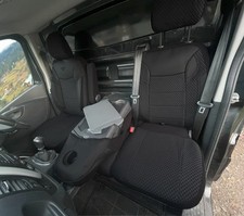 Tailored Front Seat Covers For Vauxhall Vivaro 2015 - 2018 Upholstery Fabric