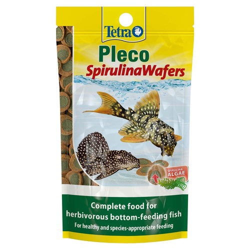 Tetra pleco spirulina wafers - tetra,