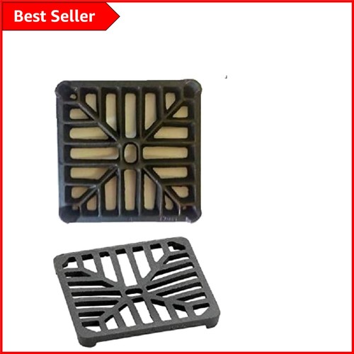 Durable cast iron drain - durable, 6"x6"