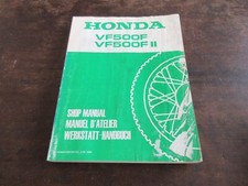 Honda VF500F VF500FII 1985 Shop Repair Manual Workshop Manual Manuel Atelier