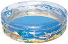 Bestway 5ft Garden Swimming Paddling Pool Easy Up Sealife Snap Set Round Rigid