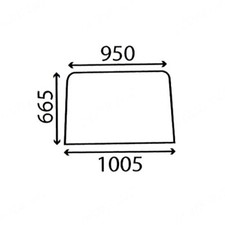 REAR WINDOW GLASS FOR