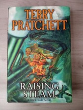 TERRY PRATCHETT RAISING STEAM A DISCWORLD NOVEL - RARE BOOK