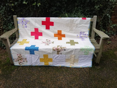 Patchwork quilt blanket - , throw
