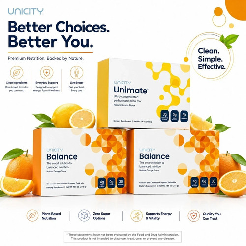Unicity orange lemon combo - lemon,