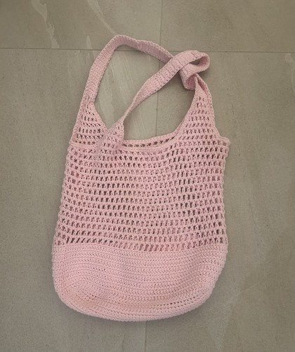 Pink crochet shoulder - pink,