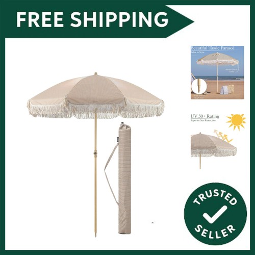 Portable garden parasol with - portable,
