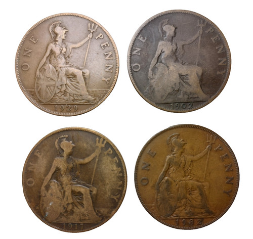 One penny coin 1900 1967 - penny, 1900–1967