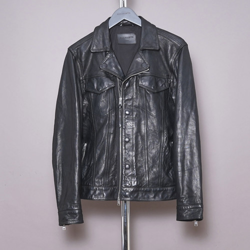 All saints leather jacket - all, mens