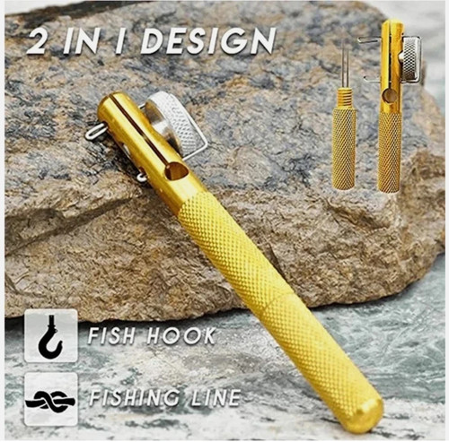 Gold hook tying tyer - gold,