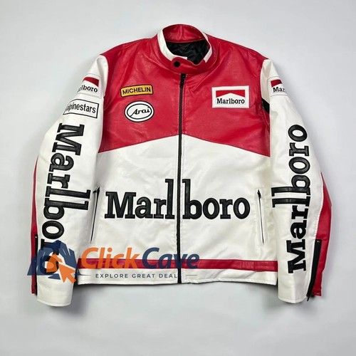 Red white vintage marlboro - red,