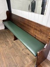 church pew bench
