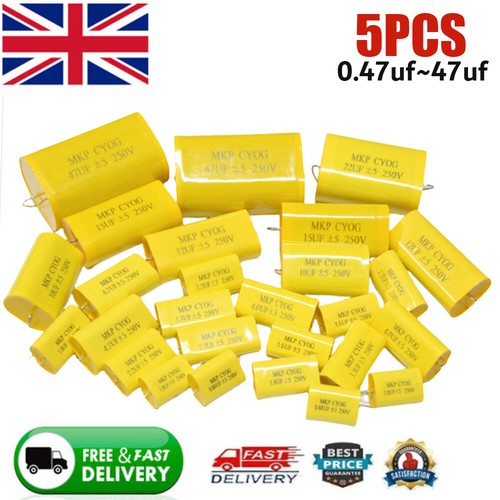 5pcs mkp capacitor 47uf - mkp, 0.47-47uf