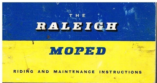 Raleigh moped model rm1 1958 - raleigh, 1958-