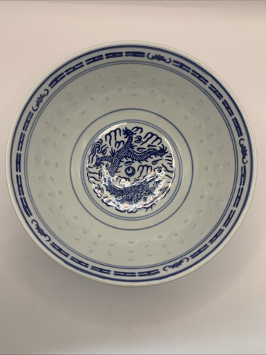 Vintage blue white - blue, chinese