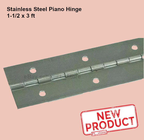 Stainless steel piano hinge - stainless,