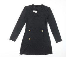 Zara Women's Black Mini Dress