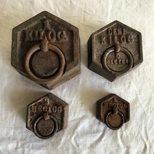 SET OF 4 Original OLD FRENCH