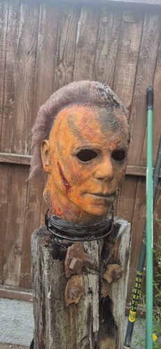 Halloween burnt poster - poster, mask