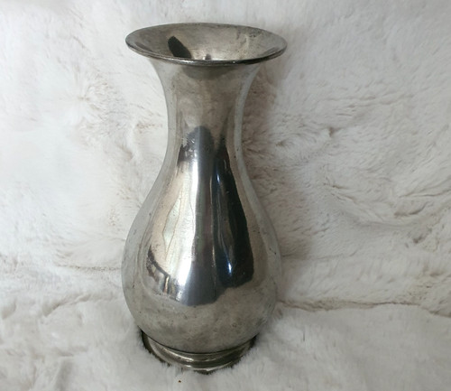 Vintage sheffield pewter vase - sheffield,