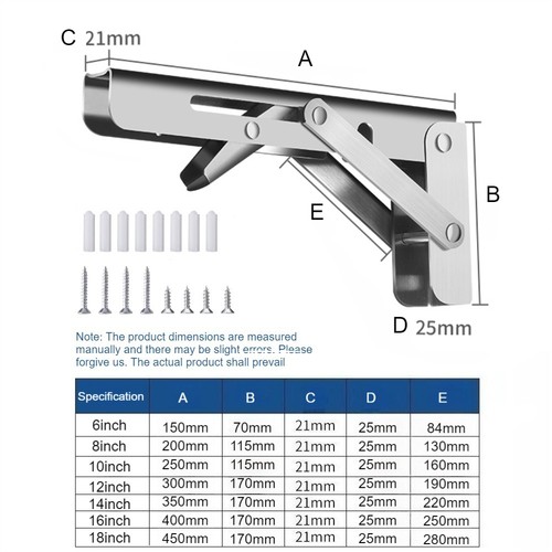 Heavy duty folding - duty, shelf