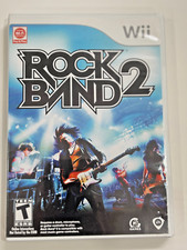 Rock Band 2 (Nintendo Wii, 2008) CIB Complete TESTED