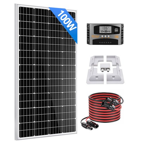 100w solar panel kit - 12v, mono