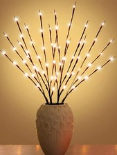 20 LED Branch Twig Lights Light Up Willow Tree Branches Bedroom Home Party Decor