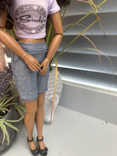 Sindy doll denim shorts - kk,
