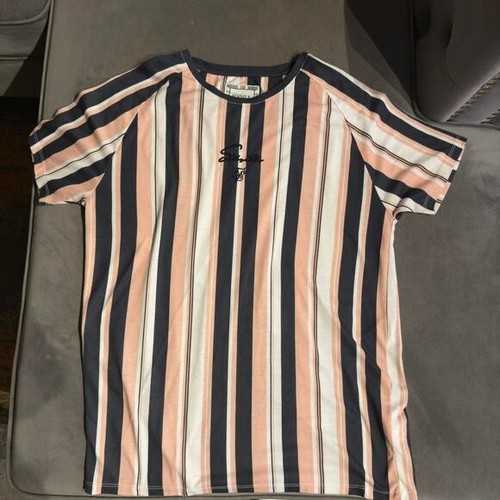 Men siksilk striped - xl,