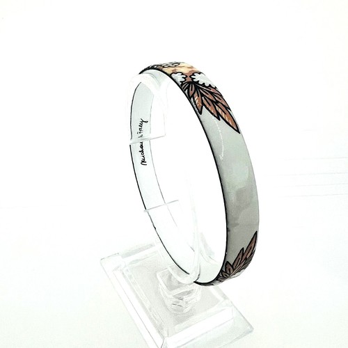 Vintage enamel bangle - enamel, by