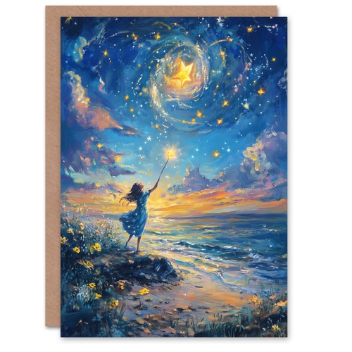 Wish upon star - upon, sky