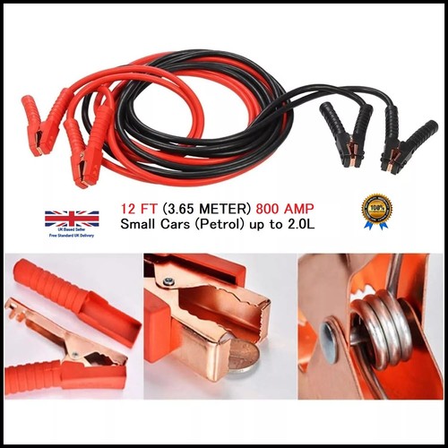 12ft 800amp car van - 800amp, leads
