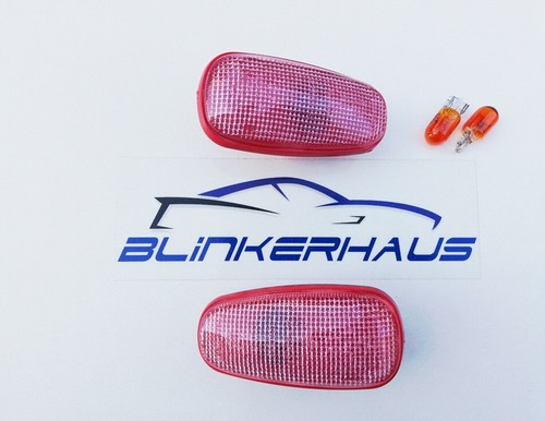 Red side indicators opel astra - red,