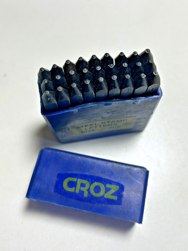 Groz 1mm letter punches - 1mm, /