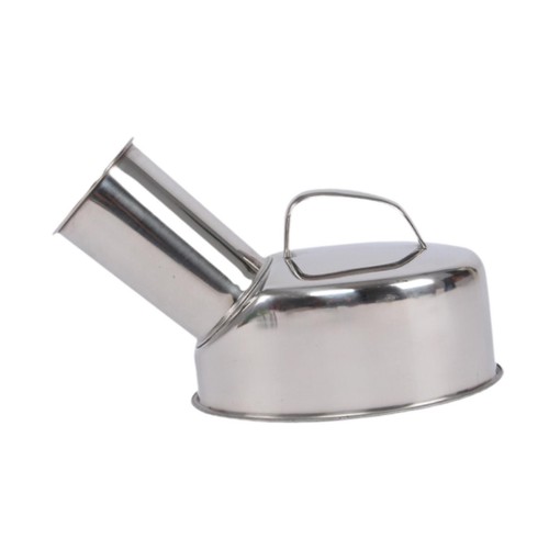 Stainless steel urinal pot - stainless,