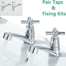 2X Twin Taps Set Hot and Cold