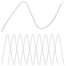  10 Pcs Hanging Garden Signs Outdoor Chalkboard Chain Basket Chains