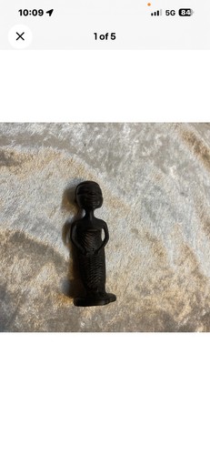 Small african carved figure - carved,